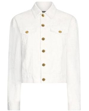 Roberto Cavalli Denim Jackets - White