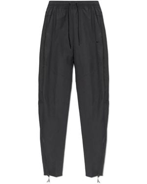 Nike Fitness ,Grijs ,Katoen Tech Dri-Fit Shori Knit Pants - Zwart