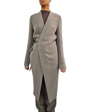 Rick Owens Soft Cyclops Coat - Grijs