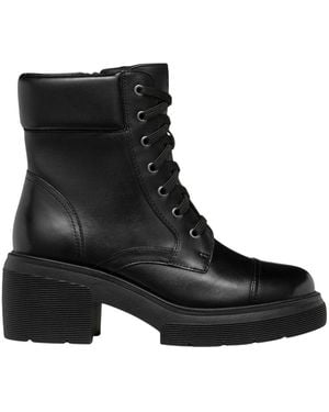 Geox Lace-Up Boots - Noir