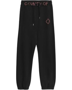 Marcelo Burlon Slim Fit Broeken - Zwart