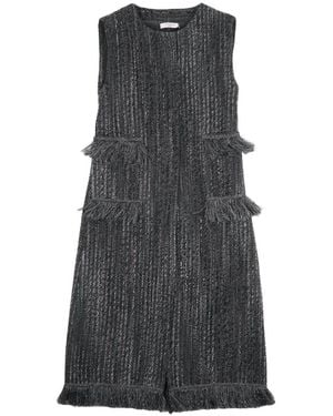 Charlott Kleedjes ,Zwart ,Short Dress - Grijs