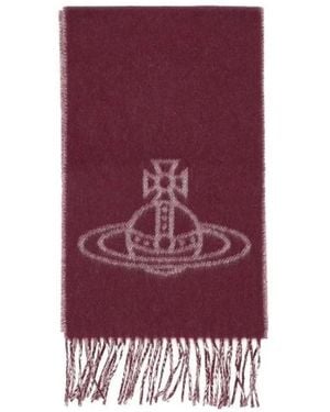 Vivienne Westwood Winter Scarves - Paars