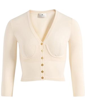 Elisabetta Franchi Cardigans - Neutro