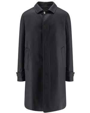 Tagliatore Single-Breasted Coats - Negro