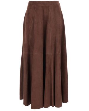 Arma Midi Skirts - Marrón