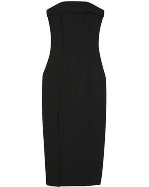 Holzweiler Kleedjes ,Zwart ,Elegante Shelly Jurk Met Bustier Design