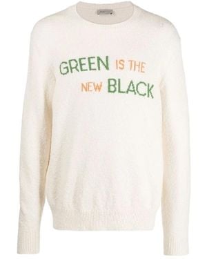 Herno Round-Neck Knitwear - Blanco