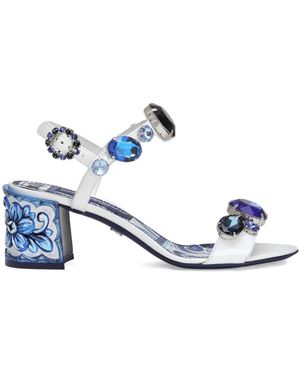 Dolce & Gabbana High Heel Sandals - Blu
