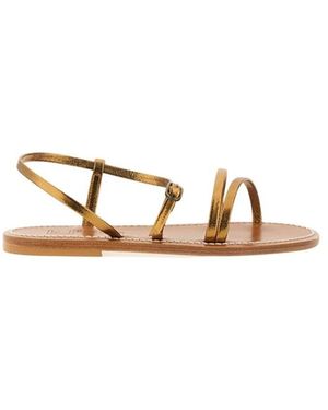 K. Jacques Flat Sandals - Natural