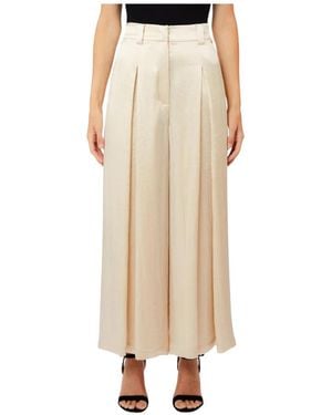 Liu Jo Wide Trousers - Natural