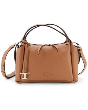 Tod's Tassen ,Bruin ,Leer T Timeless Medium Shopping Bag