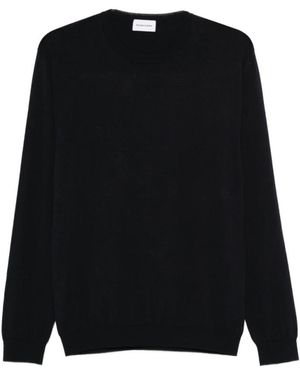 Scaglione Round-Neck Knitwear - Negro
