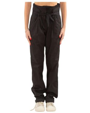 White Sand Slim-Fit Trousers - Nero