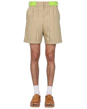 Palm Angels Casual Shorts - Natural