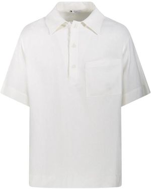 Hevò Short Sleeve Shirts - White