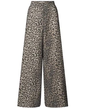 Rabens Saloner Wide Trousers - Grey