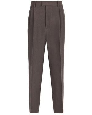 Bottega Veneta Tapered Trousers - Grey