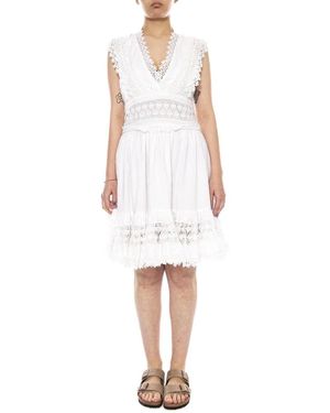 Lee Jeans Boho Maxi Kleid - Weiß