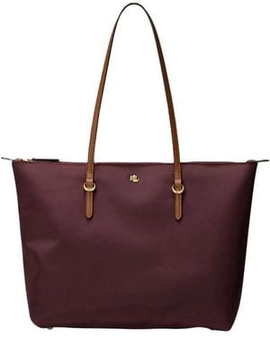 Ralph Lauren Keaton 26 Tote-Medium - Lila