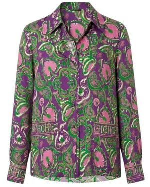 Carolina Herrera Overhemden ,Veelkleurig ,Shirts - Groen