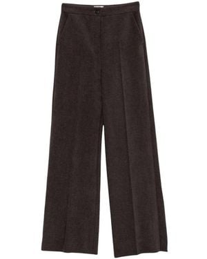 Marella Broeken ,Bruin ,Polyester Egizio Wijde Broek