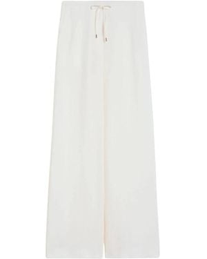 Max Mara Lange Hose - Weiß