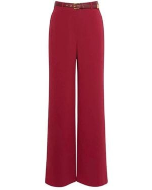Max Mara Pantalone Wide Leg - Rood