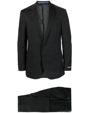 Polo Ralph Lauren Grauer woll-twill-anzug - Schwarz