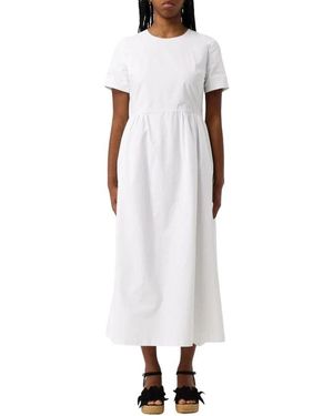 Add Rosa Midi Kleid Für Frauen - Weiß