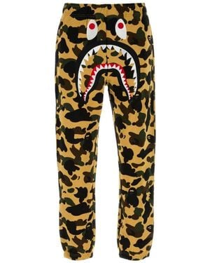 A Bathing Ape Joggers - Yellow