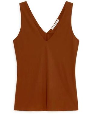 Maliparmi Tops ,Bruin ,Soft Jersey Top