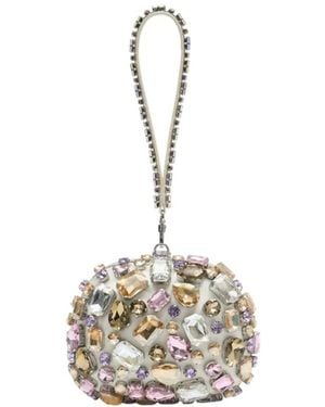 Self-Portrait Clutches - Metallic