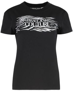Versace Jeans Couture T-Shirts - Black