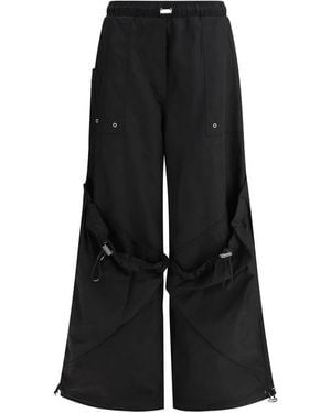 The Attico Wide Trousers - Nero
