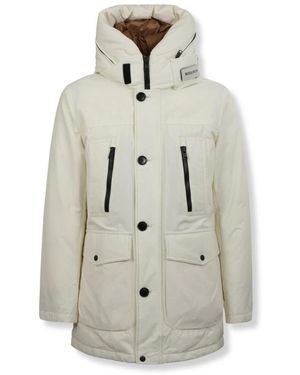 Woolrich Jassen ,Wit ,Katoen Ramar Arctic Parka - Grijs