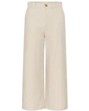 Part Two Wide Trousers - Natural