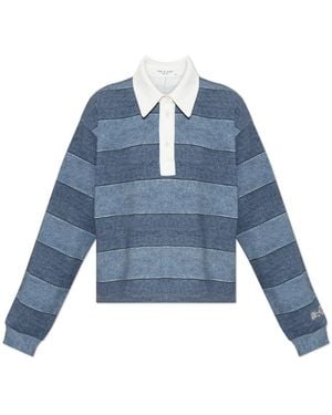 Rag & Bone Miramar Rugby Polo - Blau