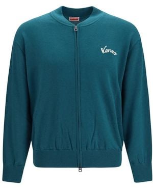 KENZO Cardigans - Azul