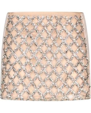 Liu Jo Short Skirts - Neutro