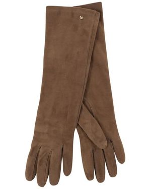 Max Mara Afidee Lange Handschuhe - Braun