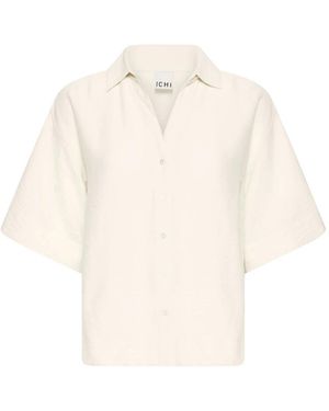 Ichi Blouses &Amp; Hemden - Naturel