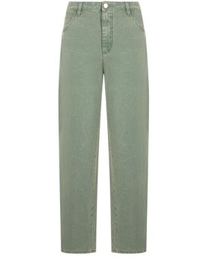 Alberta Ferretti Straight Fit Jeans - Green