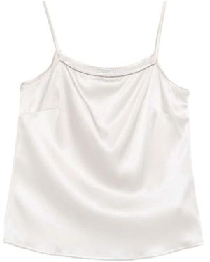 Peserico Sleeveless Tops - Wit