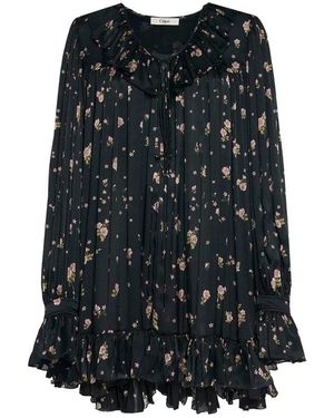 Chloé Short Dresses - Zwart
