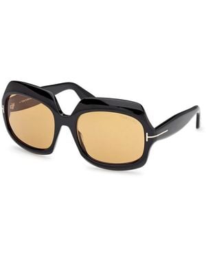 Tom Ford Geometrische brille modell ren 1155 - Schwarz