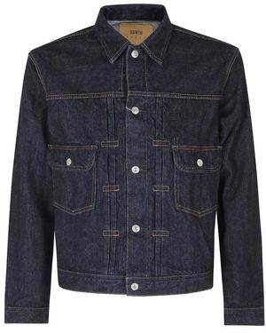 Edwin Jassen ,Blauw ,Denim Denim Jacket Japan