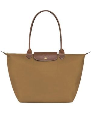 Longchamp Tote Bags - Brown