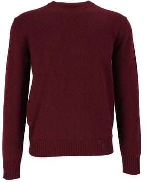 Ballantyne Round-Neck Knitwear - Rojo