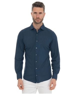 Gran Sasso Casual Shirts - Blue